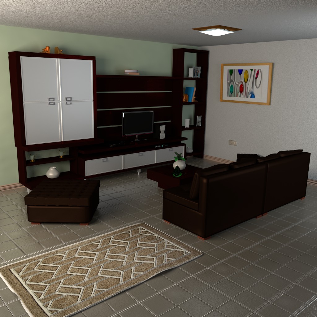 Austere Living Room preview image 1